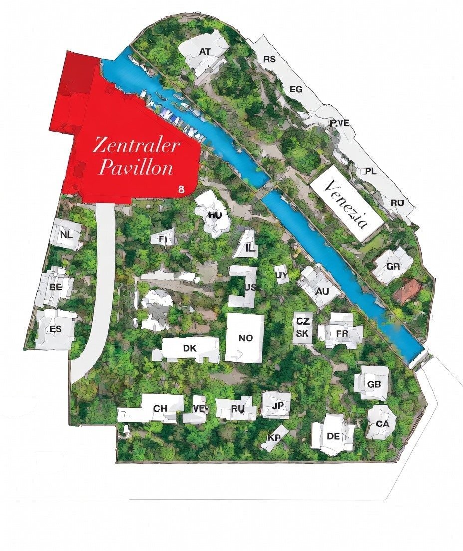 Lageplan der Giardini
